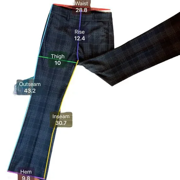 Elie Tahari Anna Shadow Plaid Pants EUC